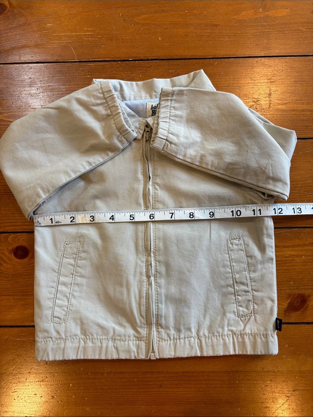 Baby B’Gosh Khaki Zip Windbreaker Jacket Boys Size 18 Months EUC